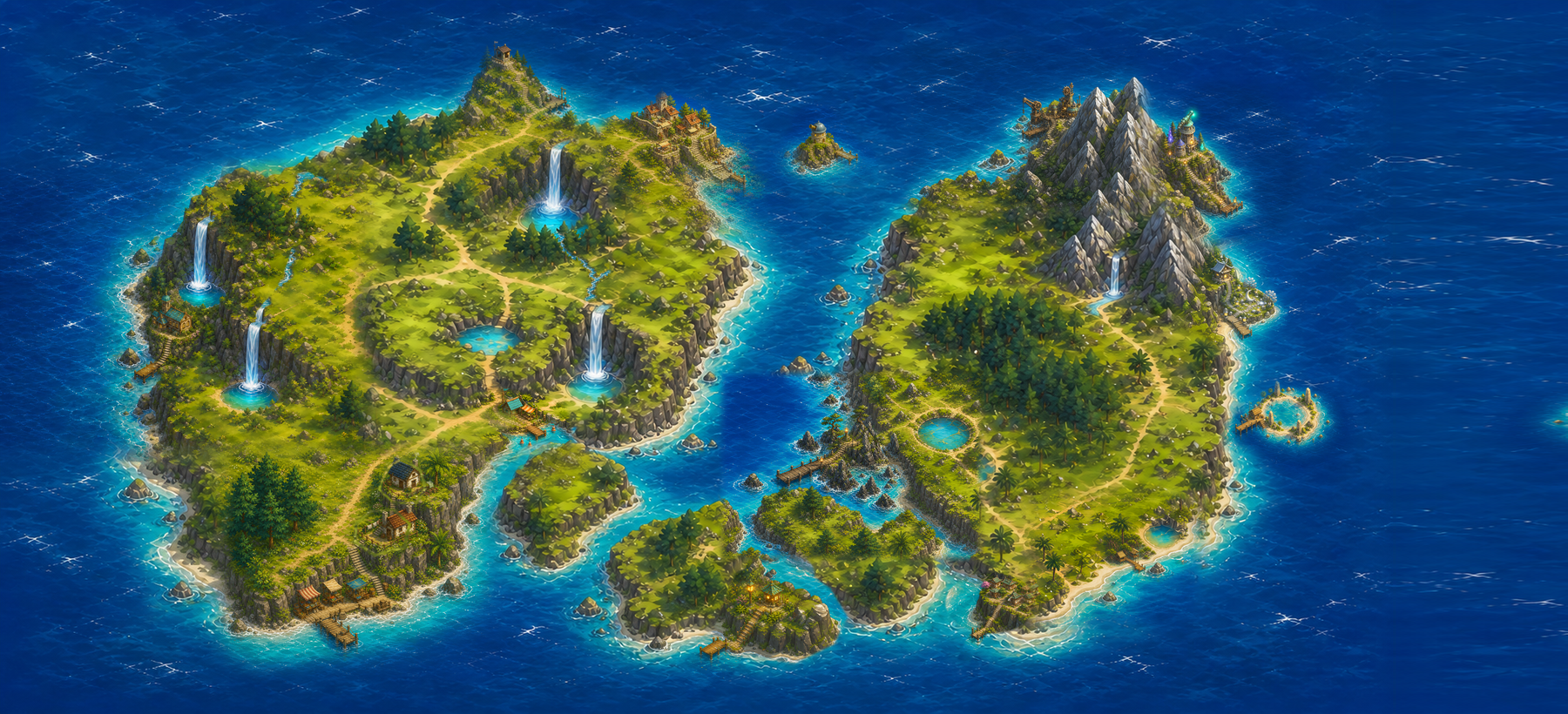 Shaded voyage map